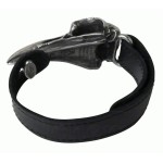 Rabeschadel Pewter Raven Skull Leather Strap Bracelet