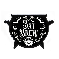 Bat Brew Ceramic Cauldron Coaster