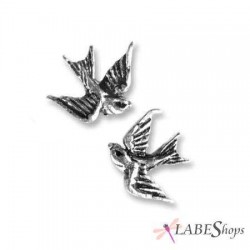 Swallow Stud Pewter Bird Earrings