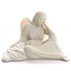 Seated Angel with Baby Statue