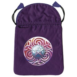 Magic Star Satin Tarot Bag