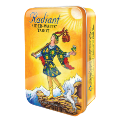 Radiant Rider Waite Tarot Cards in a Tin