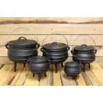 Cast Iron Potjie Cauldron - 3.5 Gallon, Size 6