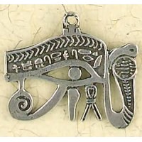 Eye of Horus Cobra Pewter Necklace