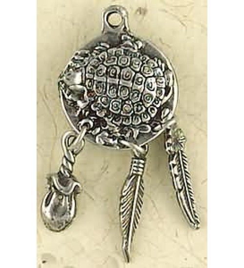 Turtle Animal Spirit Pewter Necklace