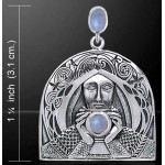 goddess camelot pendant with moonstone