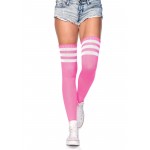 Rib Knit Thigh High Socks