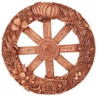 Pagan Wheel of the Year Wall Plaque