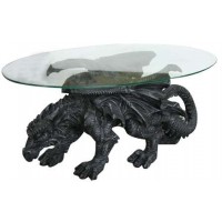 Shire Dragon Glass Topped Coffee Table