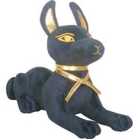 Anubis Egyptian Dog God Laying Plushie