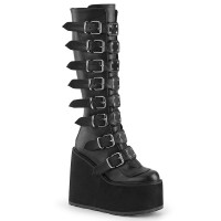 Swing Buckled Womens Platform Boots