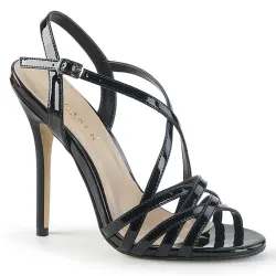 Amuse Black Strappy Sandal