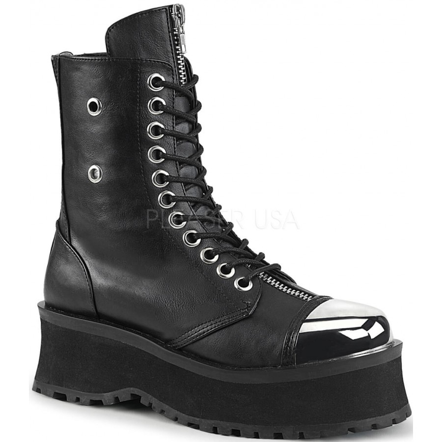 mens platform heel boots