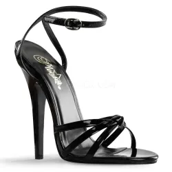 Black Domina High Heel Sandal