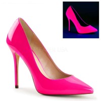 Amuse Neon Fuchsia 5 Inch High Heel Pump