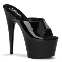 Adore Black Platform High Heel Mule