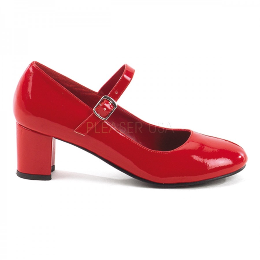 mary janes red