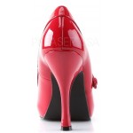 Cutie Pie Red Mary Jane Pin Up Pumps