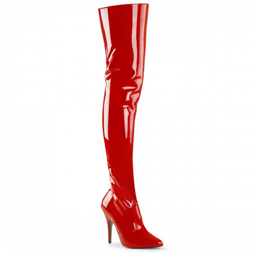 Thigh high hotsell heeled boots uk