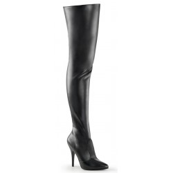 Pretty Woman Seduce Black Thigh High Boots