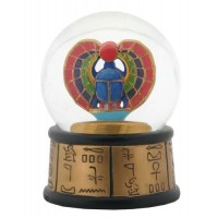 Khepri Winged Scarab Egyptian Water Globe